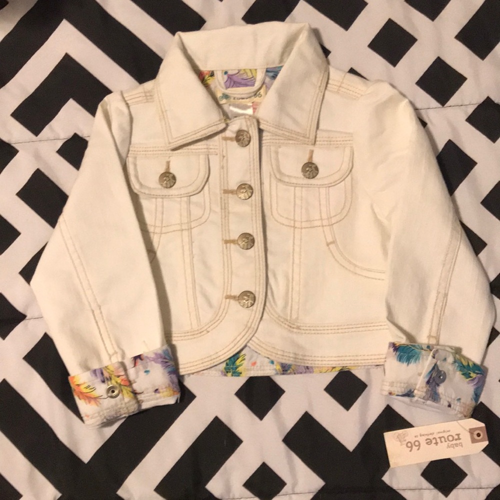 Route 66 denim jacket